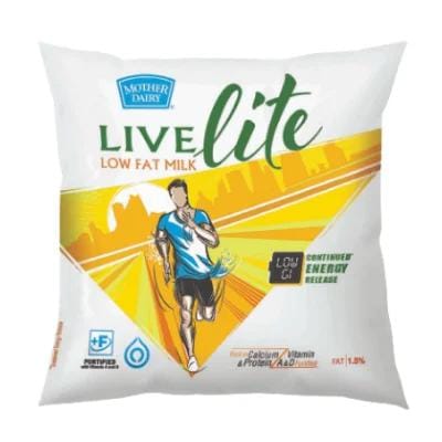 Mother Dairy Live Lite Double Toned Milk