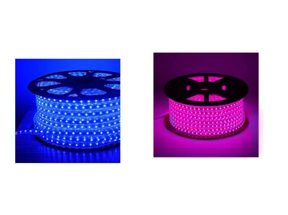IMAGO 500 LEDs 5m Blue, Pink Rice Lights (Pack of 2)