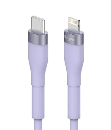 Ringke Fast Charging Pastel Cable USB Type-C to Lightning - (1.2m)-Purple