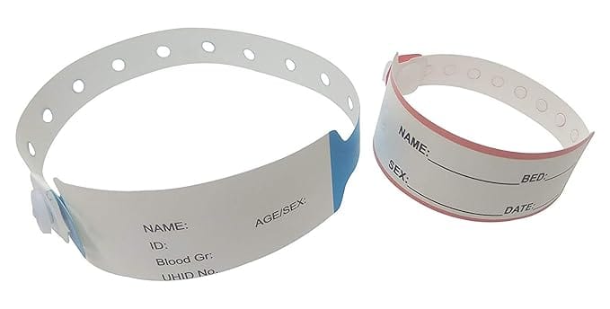 Aabha Patient Identification Band for Adult (500 Piece) / patient id band