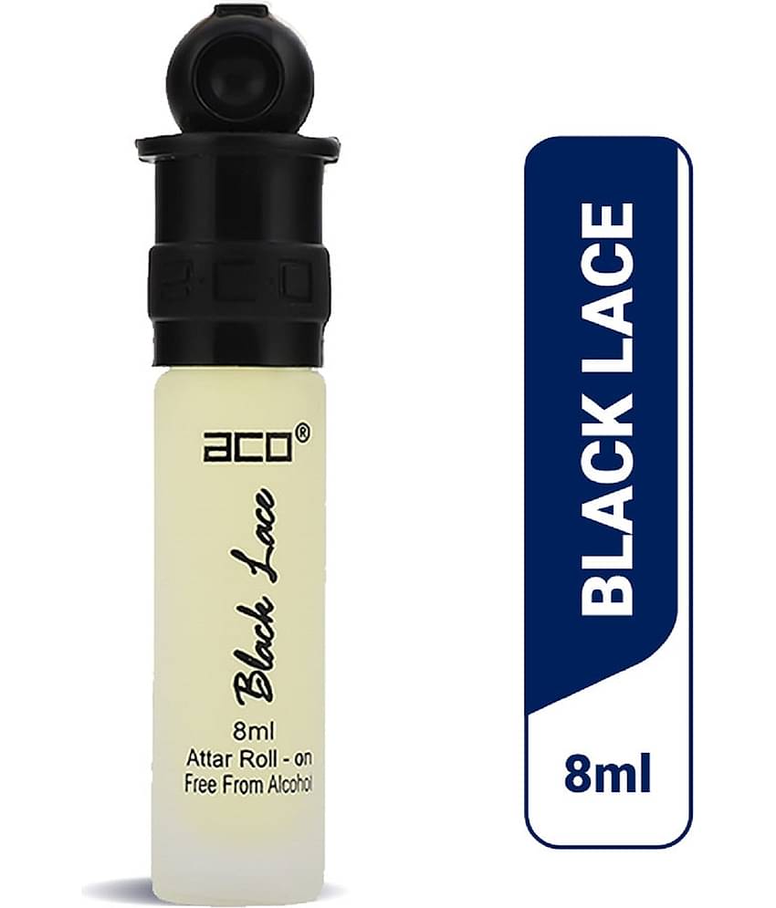 aco perfumes BLACK LACE Concentrated  Attar Roll On 8ml