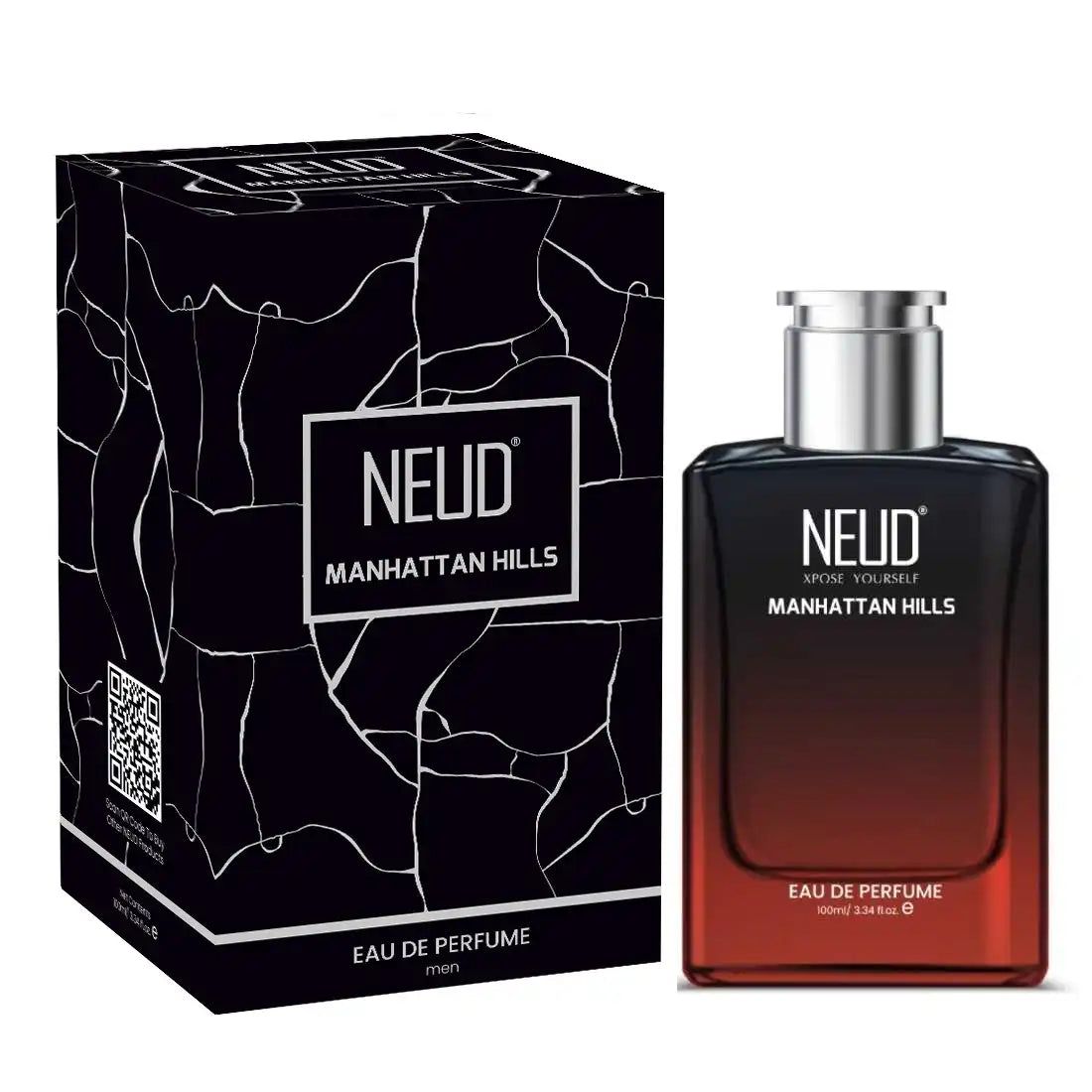 NEUD Manhattan Hills Luxury Perfume for Sophisticated Men Long Lasting EDP No CFC - 100ml