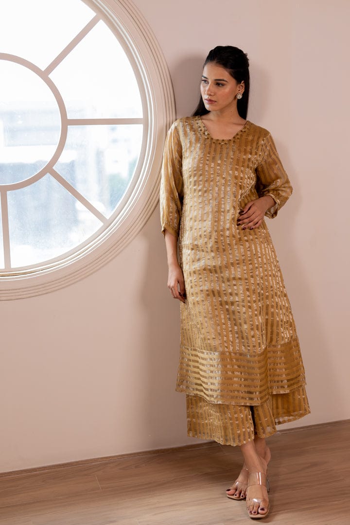 Praavi Striped Kurta Set-S