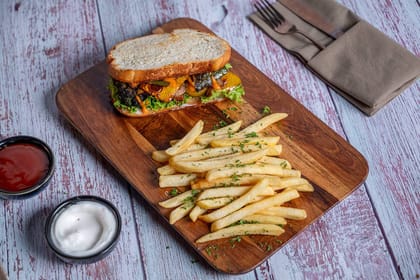 Char Grilled Veggie Sourdough Sandwich