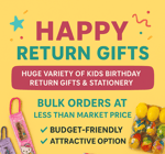 Happy Return Gifts - Birthday gifts and more
