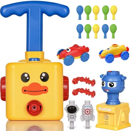 Balloon Car and Rocket Launcher - Perfect Gift for Kids-Balloon car