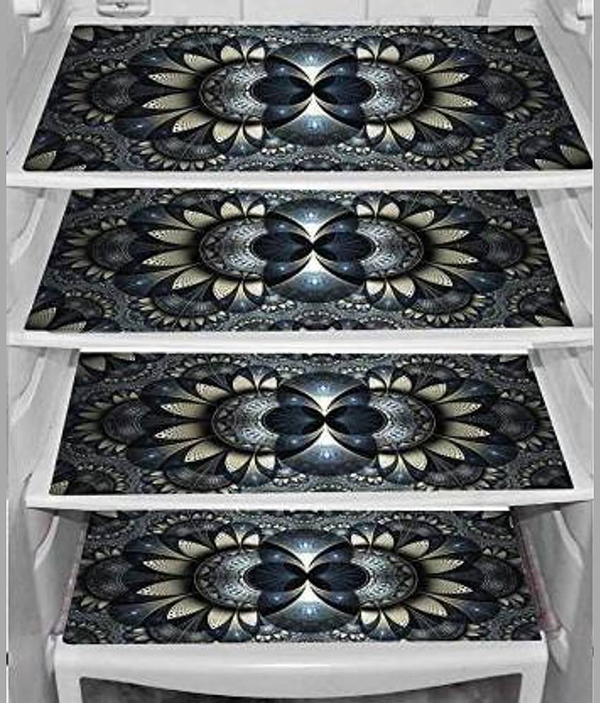 Revexo Set of 4 PVC Multi Fridge Mats