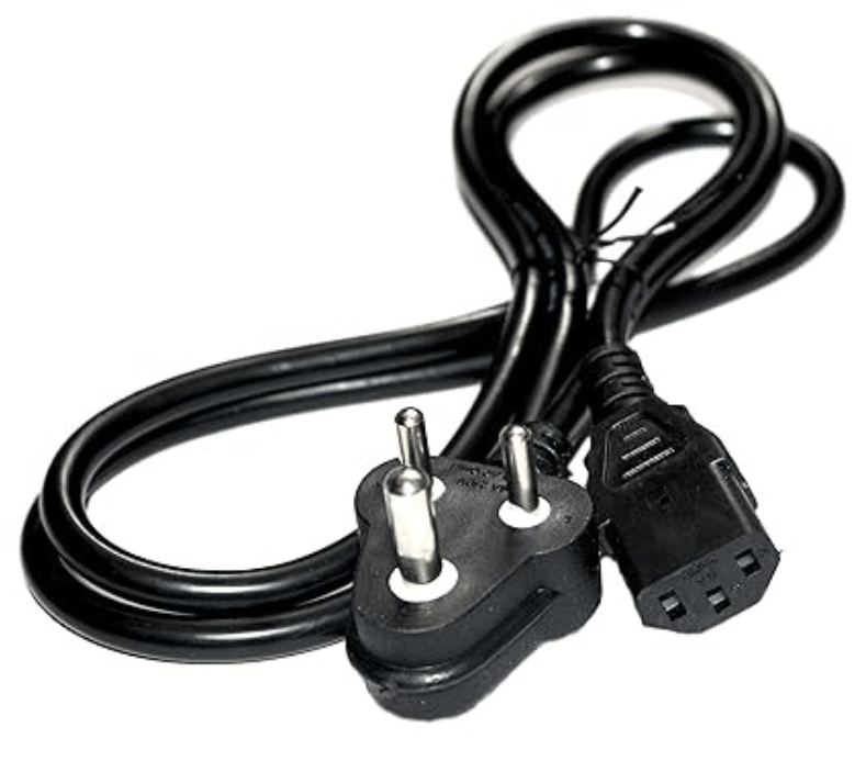 Ranz Super Deluxe Computer Power Cable IEC for Desktop/PC & Printers/Monitor SMPS Power Cable 1.5 Meter (Black)