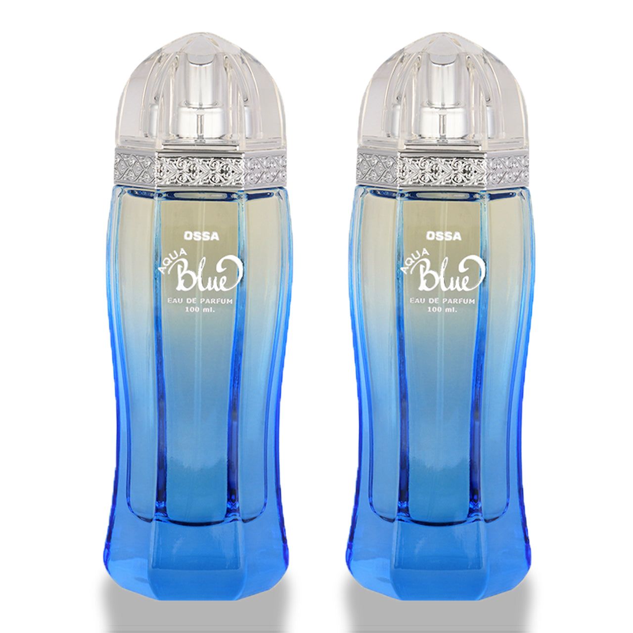 OSSA AQUA BLUE EDP 100ML LONG LASTING PERFUME FOR MEN (PACK OF 2)