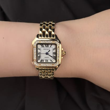 Valencia Golden Watch-Stainless Steel / Watch / Golden