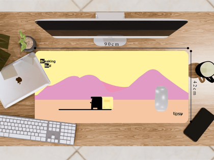 "BREAKING BAD-web series" Gaming Mousepad- Elevate Your Gaming Experience-Extra Large (42CM x 90CM)