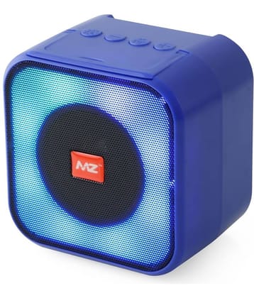 MZ M416SP 6 W Bluetooth Speaker Bluetooth V 5.0 with SD card Slot Playback Time 6 hrs Blue
