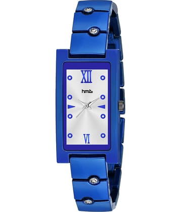 HMTe - Blue Metal Analog Womens Watch