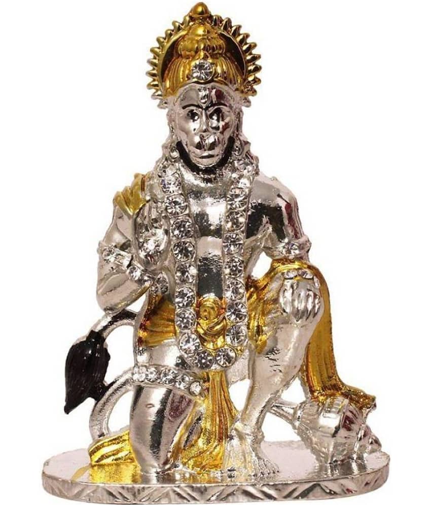 SCrazeHub Hanuman Brass Idol
