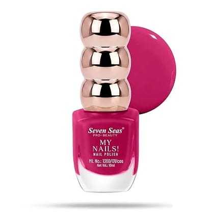 Seven Seas My Nails Nail Polish, High Colour Pay Off, Long Lasting, Quick Drying, Chip Resistant, Non-Staining, 10ml (308, 10ml) Seven Seas My Nails Nail Polish, High Colour Pay Off, Long Lasting, Quick Drying, Chip Resistant, Non-Staining, 10ml (308, 10ml)
