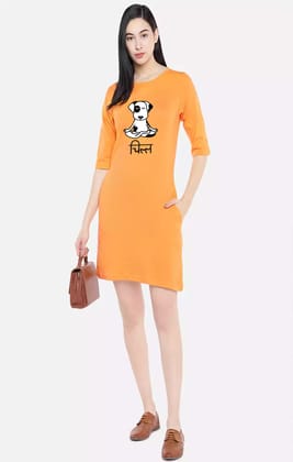 Chill - Sukhiaatma Designer T-shirt Dress-2XL-42