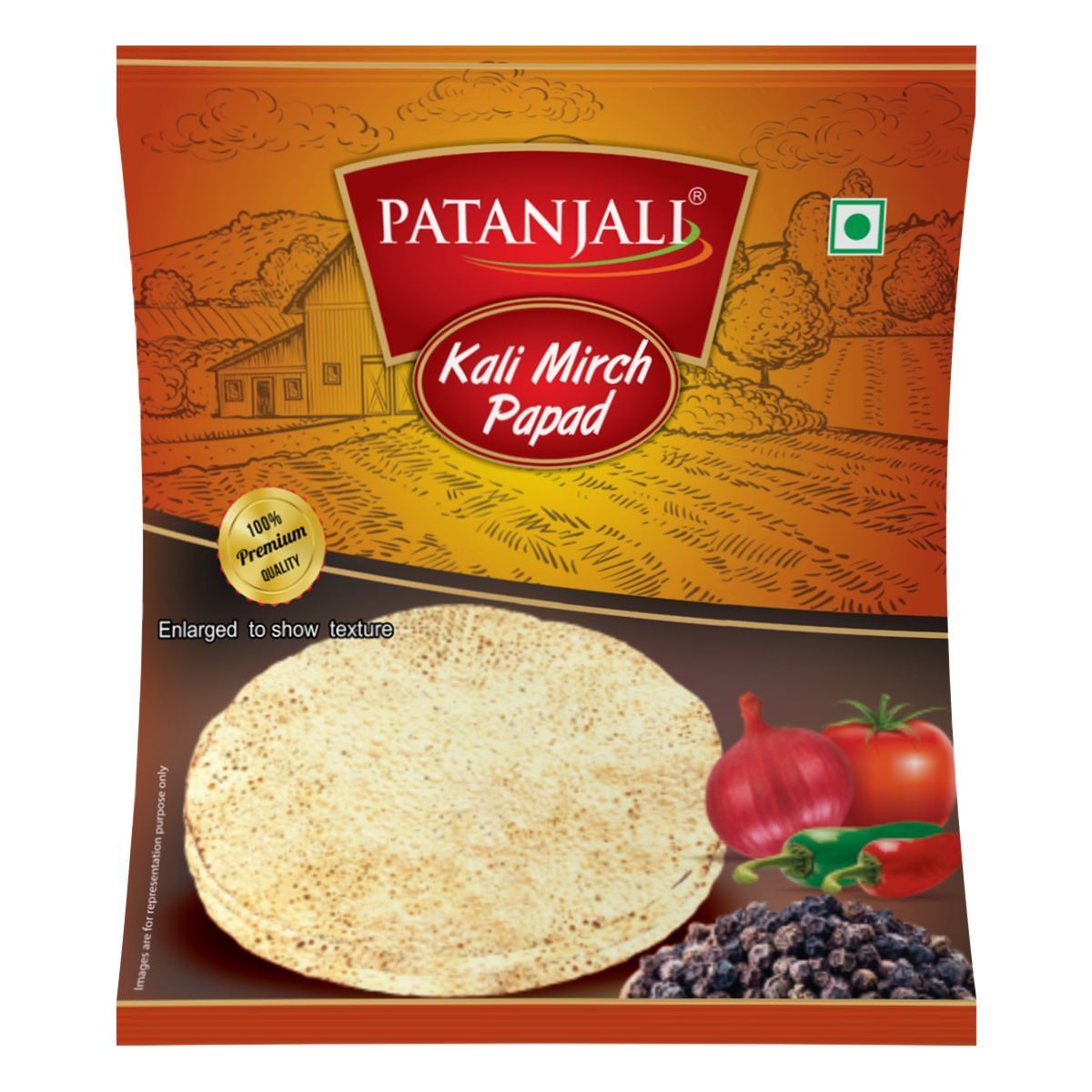 KALI MIRCH PAPAD  200 G