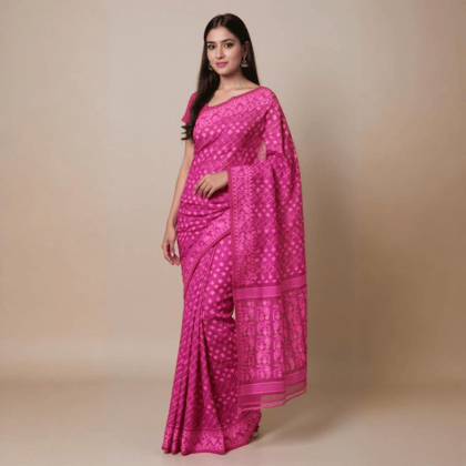 Bengal Mix Cotton Jamdani Saree Bengal Mix Cotton Jamdani Saree