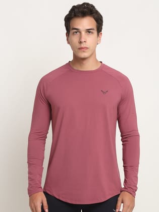 Invincible Men's Stretch Full Sleeve Tee-Tulipwood / S