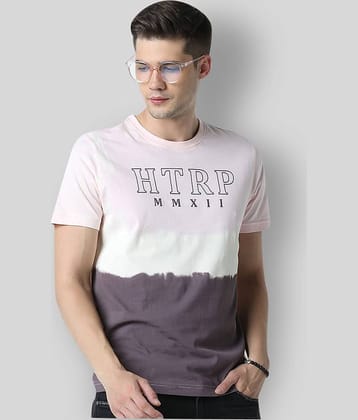 Huetrap Pack of 1 Cotton Regular Fit Men's T-Shirt ( Pink )