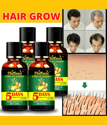 Phillauri Hair Growth Ginger Oil 50 ml ( Pack of 4 )