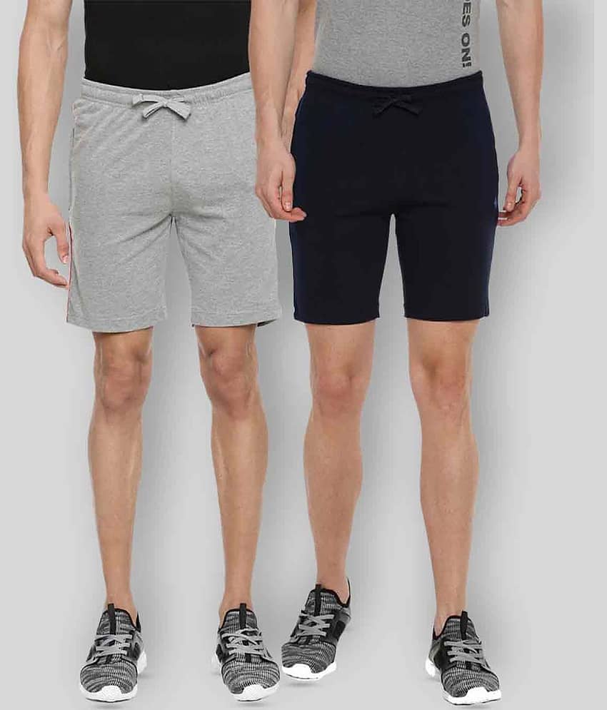 Dollar - Multi Cotton Blend Men's Shorts ( Pack of 2 )