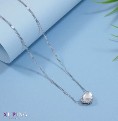 Xuping Heart Shape Pendent Necklace - XPNGNK 5434