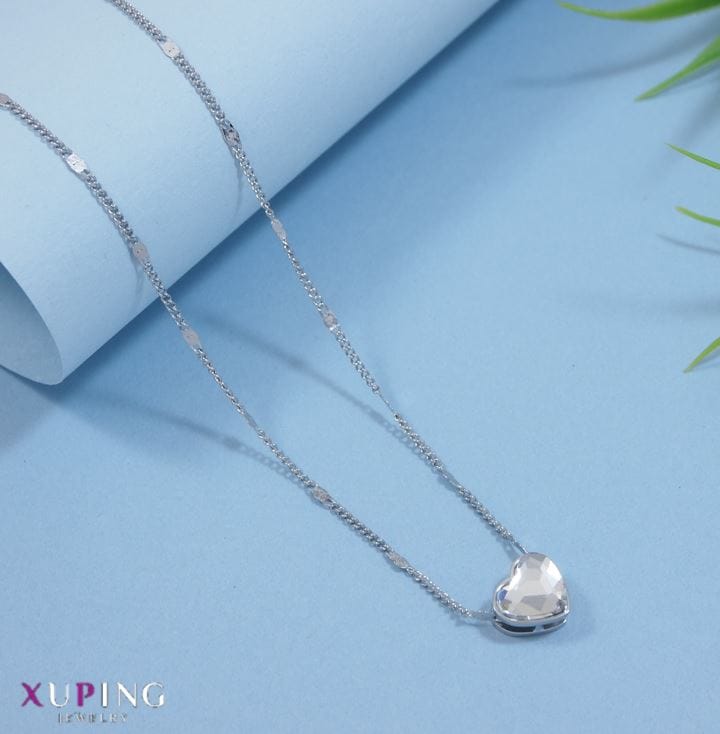 Xuping Heart Shape Pendent Necklace - XPNGNK 5434