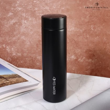 TEMPERATURE FLASK BOTTLE MUG-BLACK