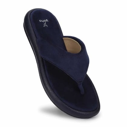 Velvet Women Slippers-Mystery Blue / 5