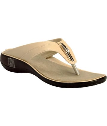 KHADIM Beige Flats