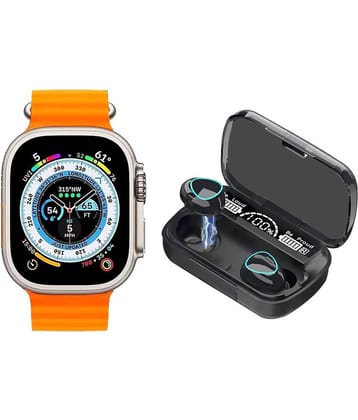 Retailstore Combo Wireless Earbuds and Multicolor Smart Watch