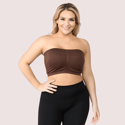 2-Pack Sexy Tube Bandeau Bra Tops for Women