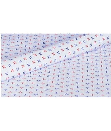 Makhanchor Blue 100 Percent Cotton Unstitched Shirt pc Single