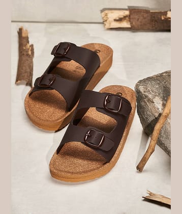 Aeroblu Brown Men's Daily Slipper