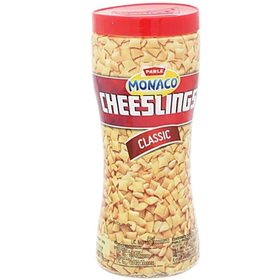 Parle Monaco Cheeslings - Classic, 300 g Jar - 300 gm - 300 gm - One unit