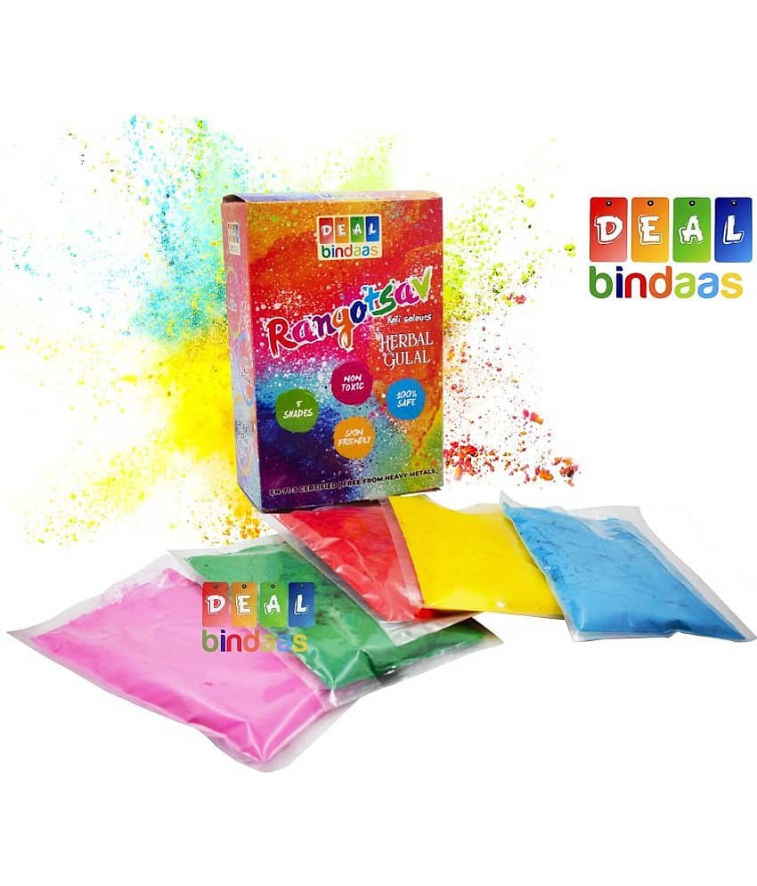 Dealbindaas - Multicolor Plastic Holi Colour