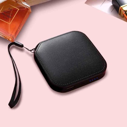 10000 mAH Mini Pocket Power Bank With Up to 18W Charging Capacity (Random Design)