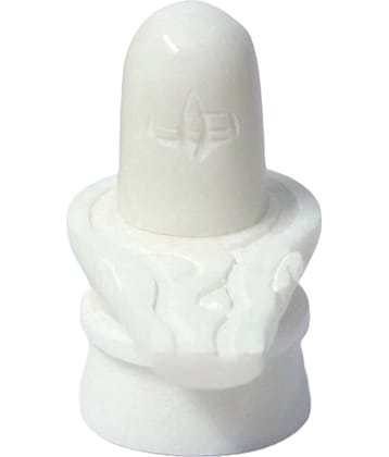 KRAFT CLOUDS - Marble Shivling Idol ( 6 cm )