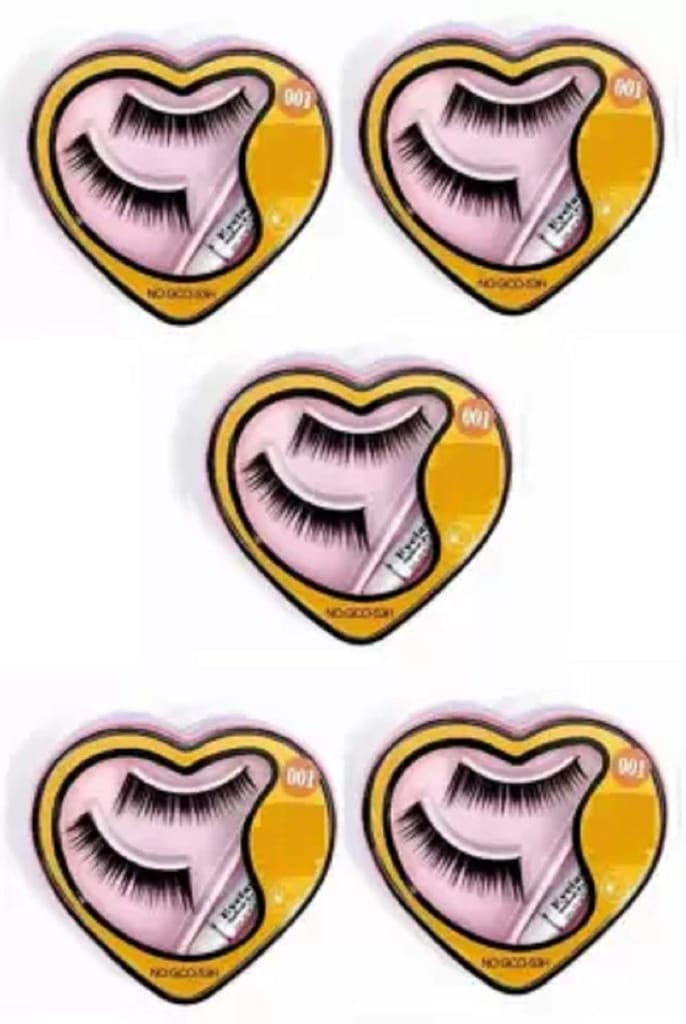 Elecsera Eyelashes Pack of 5 (Pack of 5) - Makeup - Eyes | Buy online on ZillyBuy