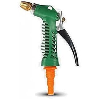 YRC Multipurpose Plastic Trigger and Brass Nozzle High Pressure Water Spray Gun for Car /Bike/Plants - Gardening Washing Gun