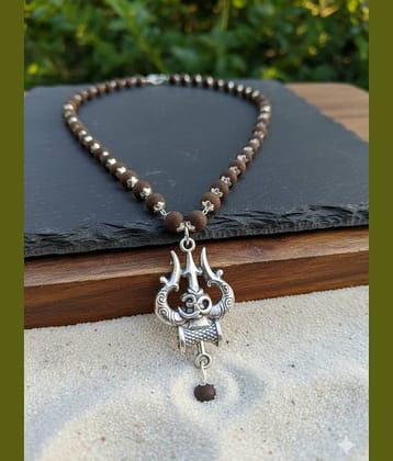 MGSV Brown Men's Religious Mala ( Pack of 1 )