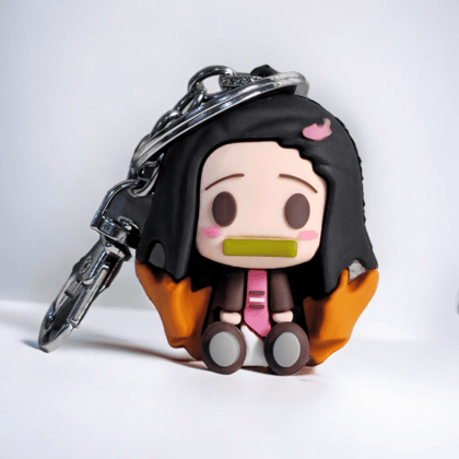Cute Silicon Keychain - Adorable Anime Collectible-Design 1