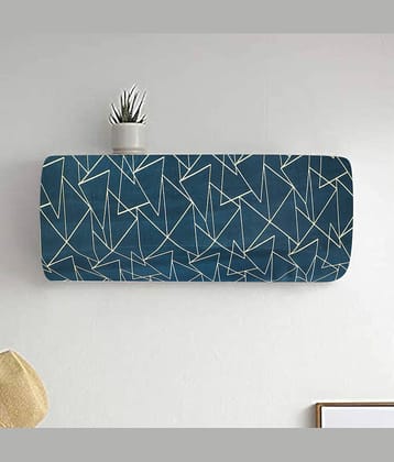 Single Polyester Blend Green AC Cover for (1.5 to 2) Ton Split AC
