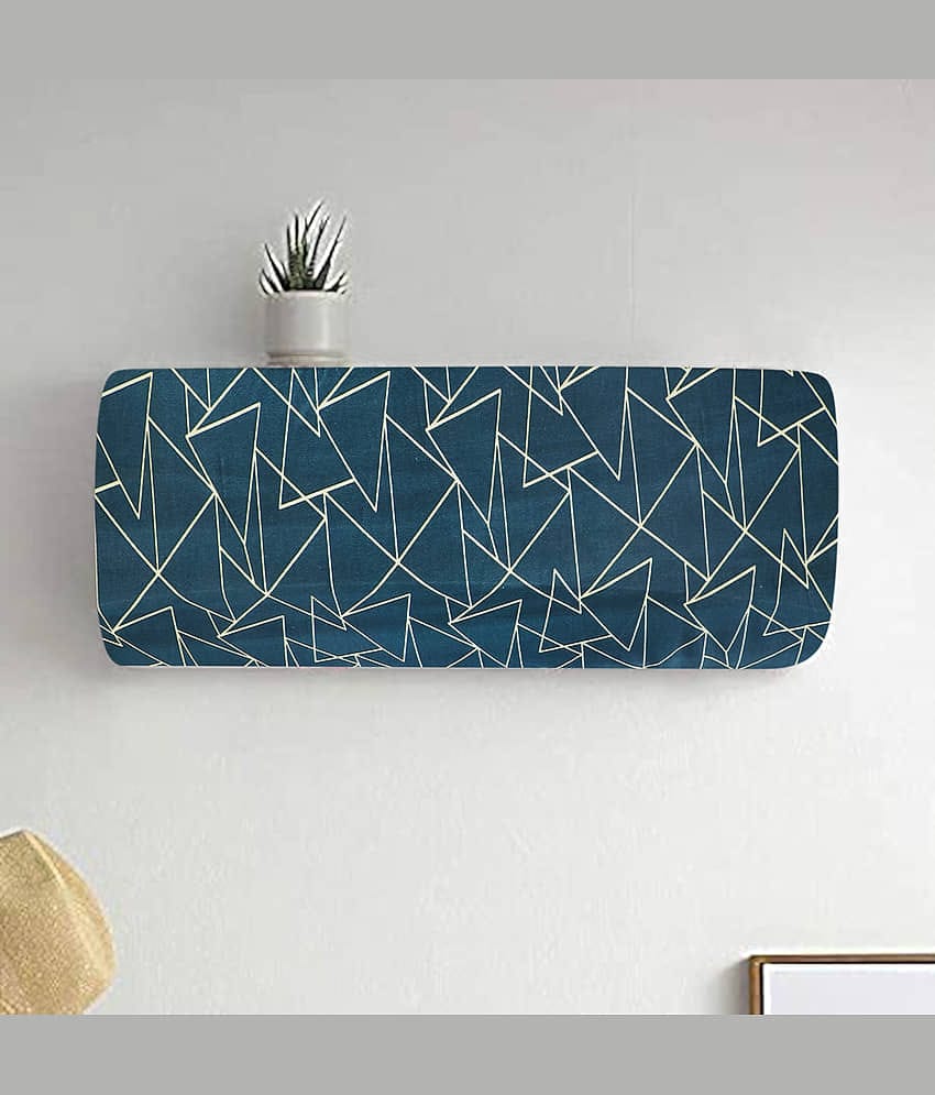 Single Polyester Blend Green AC Cover for (1.5 to 2) Ton Split AC