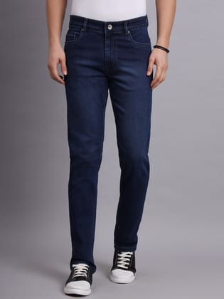 Amswan Premium Dark Navy Denim Jeans For Men-36