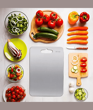 EZVISION Steel Chopping Board 1 Pcs