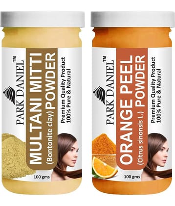 Park Daniel  Multani Mitti   &  Orange Peel  Hair Mask 200 g Pack of 2