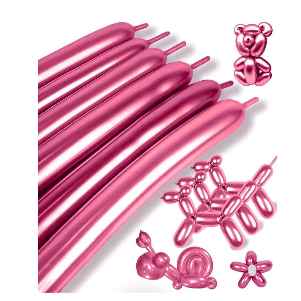 Chrome Hot Pink Shiny BT Balloons - 36 inches - 50PCS - Party and Festive Needs | Buy online on ZillyBuy