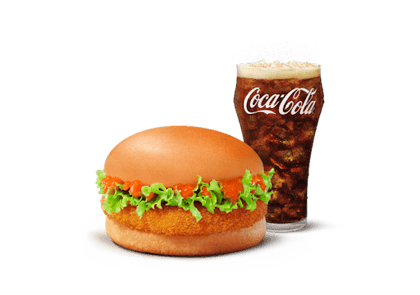 McSaver Korean Mc Aloo Tikki Burger.